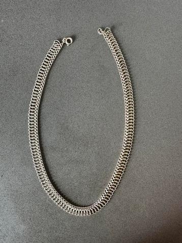 Zilveren collier 925 gekeurd beschikbaar voor biedingen