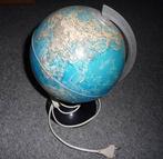 wereldbol globe met lamp, Diversen, Gebruikt, Ophalen of Verzenden