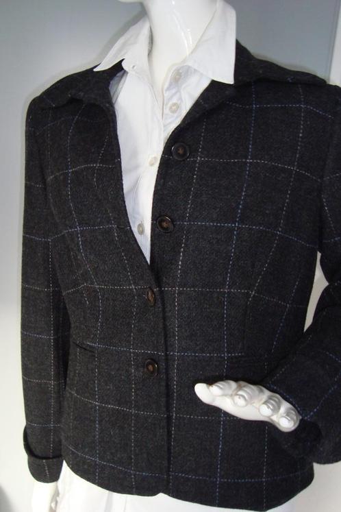 KLASSIEK GRIJS JASJE THE BARN MT 42, Kleding | Dames, Jassen | Zomer, Zo goed als nieuw, Maat 42/44 (L), Grijs, Verzenden