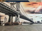 Brooklyn Bridge New York op canvas, Ophalen, 1980 tot heden, Zo goed als nieuw, Overige onderwerpen