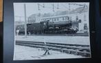 Oude grote foto van een trein, Ophalen of Verzenden, Gebruikt, Trein