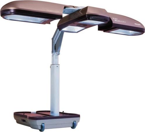 Philips Sun & Relaxmobile HB 975, Witgoed en Apparatuur, Zonnebanken en Gezichtsbruiners, Zo goed als nieuw, Zonnebank dubbelzijdig