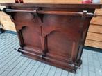 Mooie houten bar met details, Huis en Inrichting, Ophalen of Verzenden, Gebruikt, Inclusief barstoelen