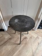 Industrieel Bijzettafeltje, Minder dan 45 cm, Minder dan 55 cm, Gebruikt, Metaal of Aluminium