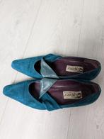 suede dames schoen maat 37,5, Blauw, Instappers, Cypres, Ophalen of Verzenden