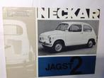 Neckar Jagst 2 folder ND 4 blz 1965 Fiat, Boeken, Auto's | Folders en Tijdschriften, Ophalen of Verzenden, Nieuw, Overige merken