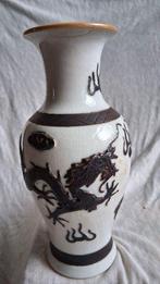 China Nanking vaas met Draken, Ophalen of Verzenden