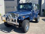 Jeep Wrangler 4.0i Softtop, Gebruikt, Beige, Cabriolet, Blauw