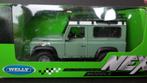 Land Rover Defender 1:24 Welly Nex mist spiegel Pol, Verzenden, Zo goed als nieuw, One Midtown 11 hoi sing Road Hong Kong, Welly Die Casting
