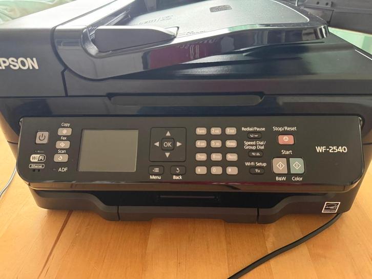 Epson WF-2540 All-in-One Printer, Computers en Software, Printers, Gebruikt, All-in-one, Inkjetprinter, Faxen, Kleur printen, Kopieren