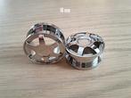Nieuwe pluggen, tunnels. Staal. 12, 18 Mm. Wieldoppen., Ophalen of Verzenden, Zo goed als nieuw, Staal, Oor- of Traguspiercing