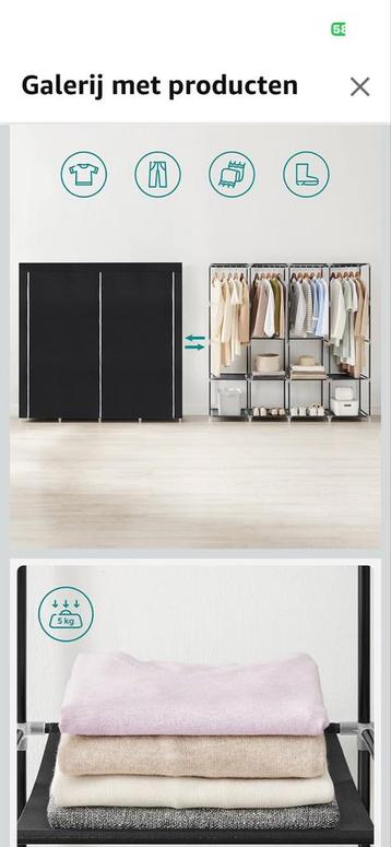 Stevige Kledingkast - Veel Opbergruimte! beschikbaar voor biedingen