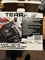 12V Bandenpomp - Terra-S Mini Compressor, Ophalen, Zo goed als nieuw