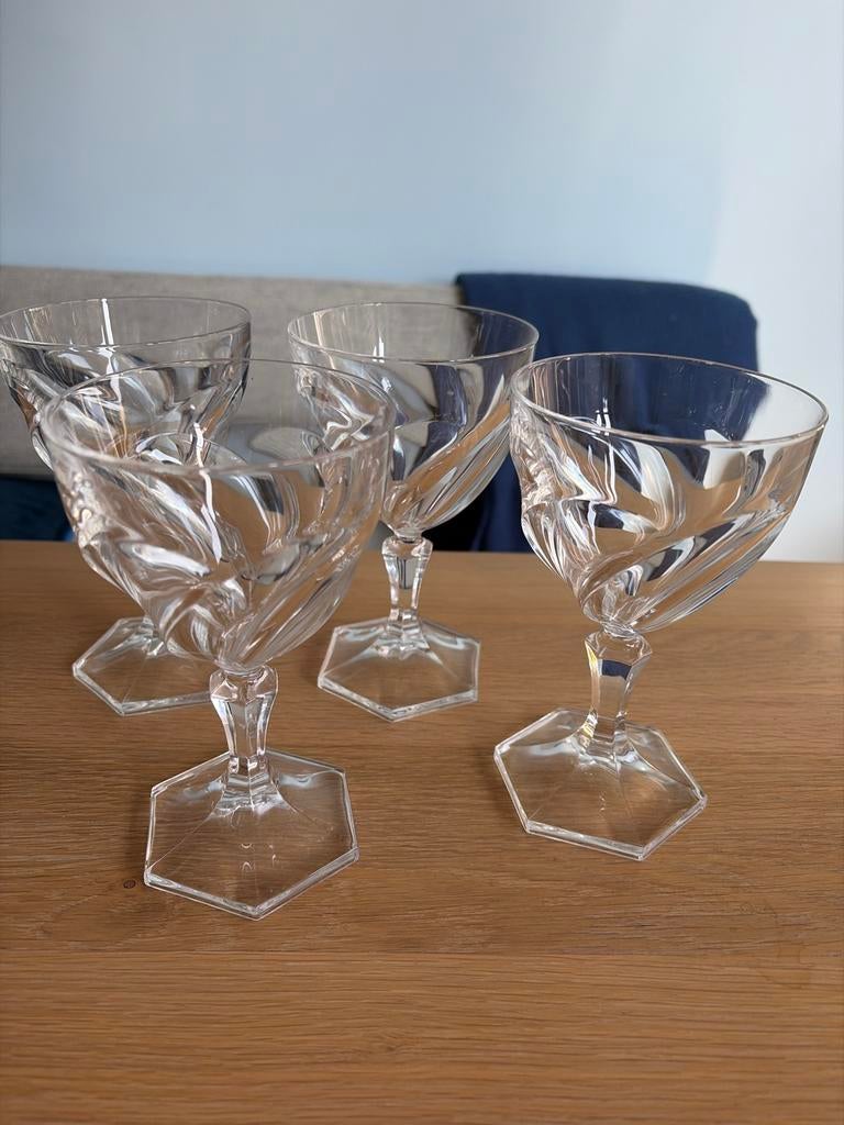 Cristal d'Arques Tornade Wijnglazen, Antiek en Kunst, Antiek | Glas en Kristal, Ophalen of Verzenden