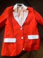 Rode Kerst Colbert met Witte Accenten, Ophalen of Verzenden, Zo goed als nieuw, Overige maten, Rood