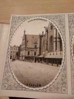 11 / Haarlem de Oude Groenmarkt kleine Litho 1875 zeldzaam, Antiek en Kunst, Kunst | Litho's en Zeefdrukken, Ophalen of Verzenden