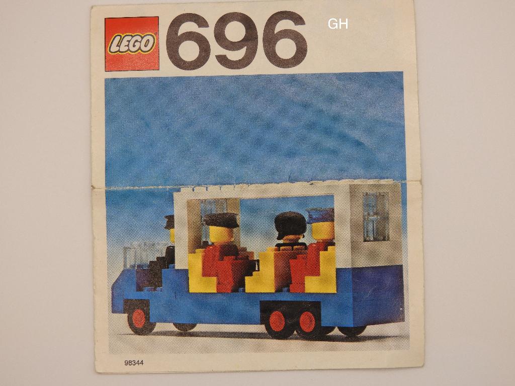 Lego 696 Vintage Bus Stop, Ophalen of Verzenden, Gebruikt, Complete set, Lego