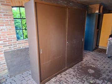 Grote, brede  metalen archiefkast/ metalen kast! beschikbaar voor biedingen