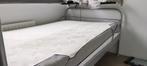 Twijfelaar bedframe met matras, Huis en Inrichting, Slaapkamer | Bedden, Ophalen, Gebruikt, 140 cm, Twijfelaar