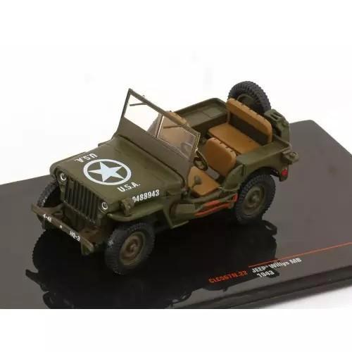 Jeep Willys MB 1943, 1/43, IXO, Hobby en Vrije tijd, Modelauto's | 1:43, Nieuw, Auto, Overige merken, Ophalen of Verzenden