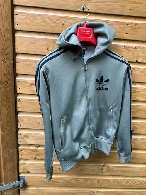 Adidas trainingsjas maat S licht groen, Kleding | Heren, Truien en Vesten, Zo goed als nieuw, Groen, Ophalen of Verzenden