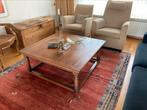 Salon tafel setje, Ophalen, Gebruikt, Eikenhout, 75 cm of meer