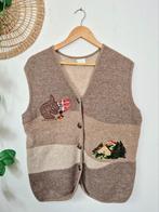 Vintage Tirol cottagecore wollen gilet/vest L/XL, Kleding | Dames, Bodywarmers, Vintage, Ophalen of Verzenden, Zo goed als nieuw