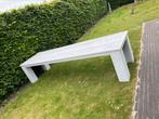 Tuintafel Steigerhout kleur White Wash, Tuin en Terras, Tuintafels, Ophalen, Gebruikt, Rechthoekig, Hout