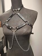 Harnas Lederlook Rock Punk Gothic Raveparty, Sieraden, Tassen en Uiterlijk, Kettingen, Kunststof, Verstelbaar, Zwart, Nieuw