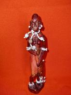 Hand gesneden houten beeldje van Masai vrouw uit Tanzania, Antiek en Kunst, Ophalen of Verzenden
