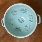 Emaille vergiet pastel groen, Antiek en Kunst, Antiek | Emaille, Ophalen of Verzenden