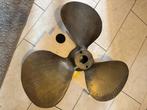 Vintage Bronzen 3- bladige BootSchroef, Ophalen, Brons