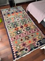 Vintage Kelim Tapijt Wol 130x260cm, Ophalen, Rechthoekig, 200 cm of meer