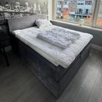 nieuw bed met opbergruimte inclusief topper, Huis en Inrichting, Slaapkamer | Boxsprings, Ophalen, 200 cm, Grijs, 160 cm