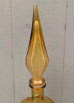 Glazen Empoli fles karaf vaas Italië vintage, Antiek en Kunst, Antiek | Glas en Kristal, Ophalen