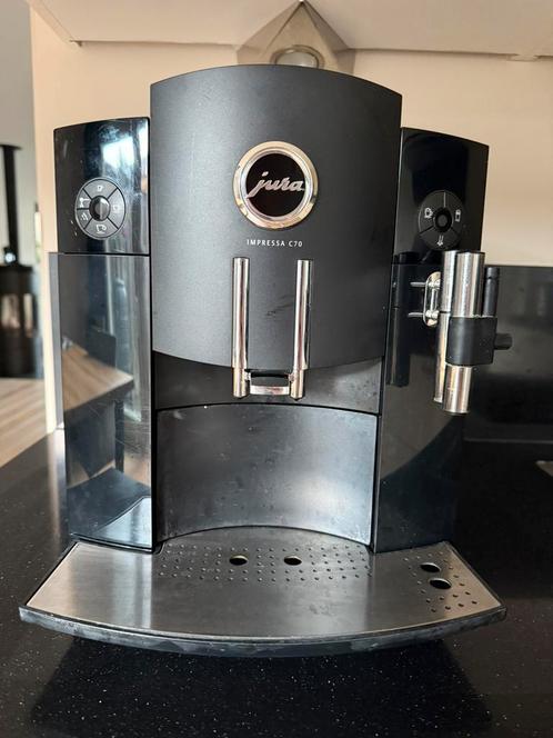 Jura Impressa C70, Witgoed en Apparatuur, Koffiezetapparaten, Zo goed als nieuw, Koffiebonen, Koffiemachine, Afneembaar waterreservoir
