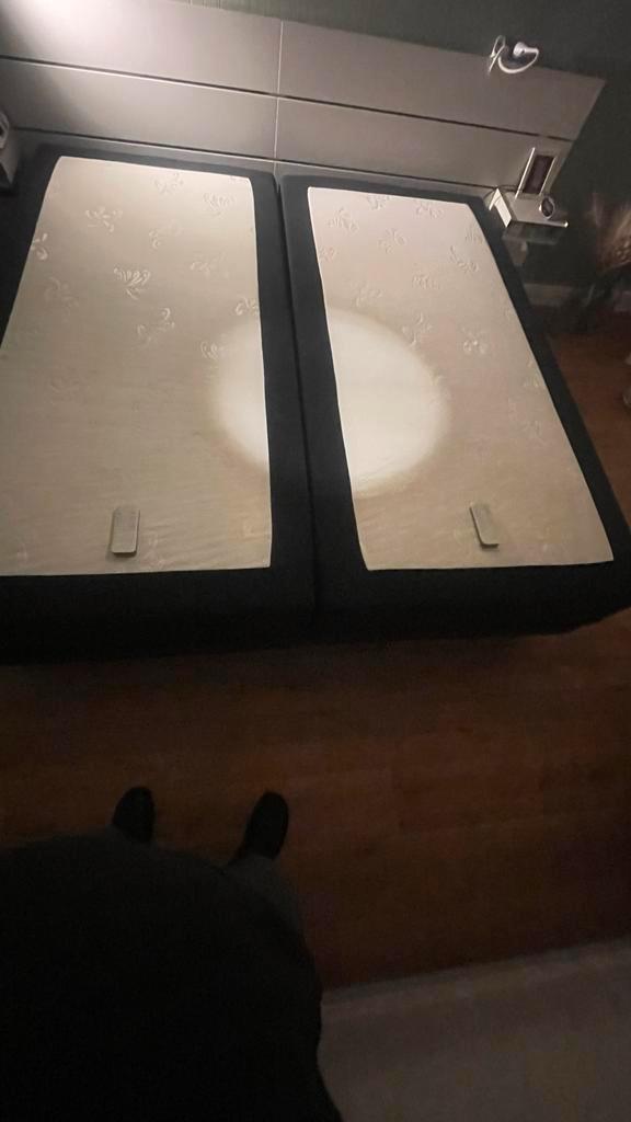 Tweepersoons XL boxspring Swiss Sense, PRIJSVERLAGING!!!, Huis en Inrichting, Slaapkamer | Boxsprings, Zo goed als nieuw, 100 cm