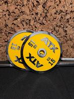 ATX Halterschijven 15kg - 50mm - Set van 2, Ophalen, Zo goed als nieuw, Armen, Overige typen
