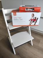 Complete witte Stokke Tripp Trapp, Gebruikt, Meegroeistoel, Ophalen, Stoelverkleiner