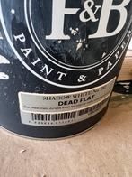 Farrow & Ball Shadow White Dead Flat 2,5 liter, Doe-het-zelf en Verbouw, Ophalen, Wit, Minder dan 5 liter, Verf
