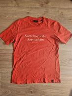 Mooi oranje t-shirt merk Scotch en Soda maat M, Kleding | Heren, T-shirts, Maat 48/50 (M), Oranje, Ophalen of Verzenden, Zo goed als nieuw