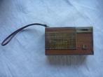Vintage SILVERWOOD draagbare radio EARPHONE, Gebruikt, Ophalen of Verzenden, Radio