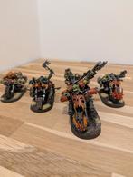 Warhammer 40k Ork Warboss on bike met nobs on bikes, Hobby en Vrije tijd, Wargaming, Ophalen of Verzenden, Gebruikt, Warhammer