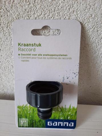 NIEUW! Gamma Kraanstuk Kunststof Grijs Raccord beschikbaar voor biedingen