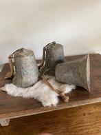 Landelijke set zinken ( kerst) klokken/bellen, Ophalen of Verzenden, Nieuw