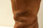 suede enkellaarsjes 45180, Ophalen of Verzenden, Gedragen, Maat 39 t/m 42, Sokken en Kniesokken