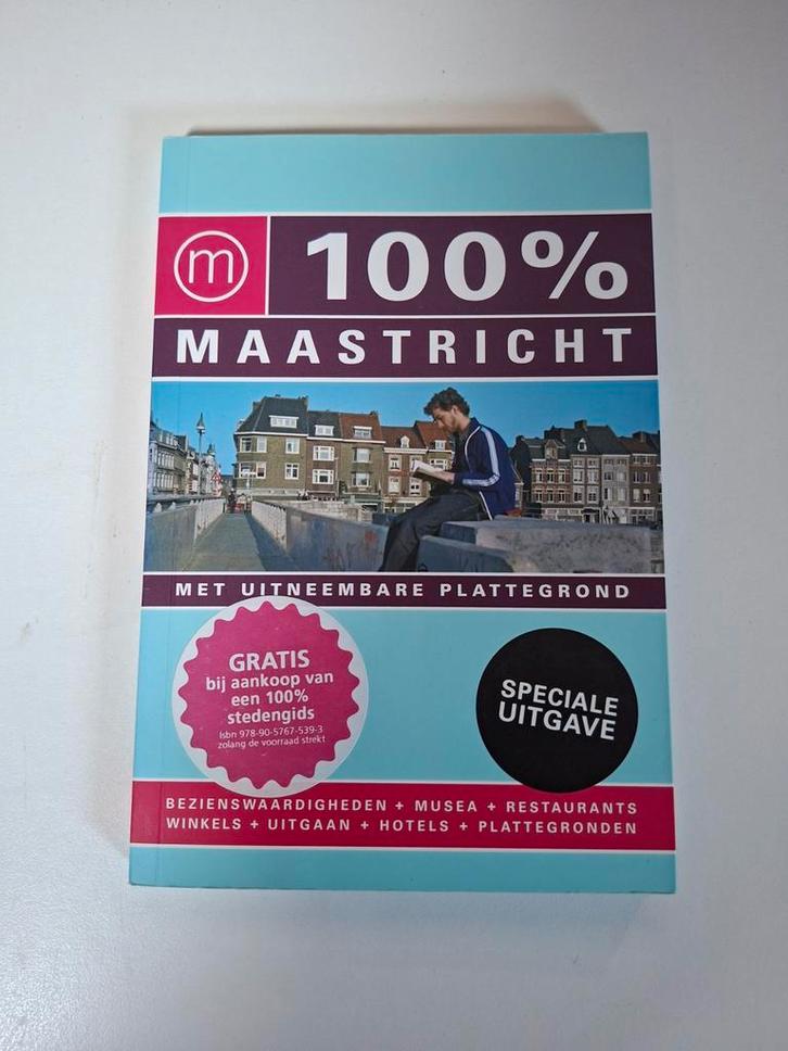 Janneke Philippi - 100% Maastricht, Boeken, Reisgidsen, Zo goed als nieuw, Reisgids of -boek, Europa, Overige merken, Budget, Ophalen of Verzenden