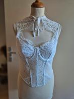 Cute kanten corset topje maat L, Wit, Maat 42/44 (L), Nieuw, Ophalen of Verzenden