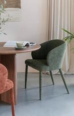 4 groene Loods 5 eetkamerstoelen, Ophalen, Gebruikt, Overige kleuren, Vier