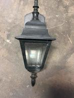 Zwarte Wandlamp met Glas, Ophalen of Verzenden, Gebruikt, Glas